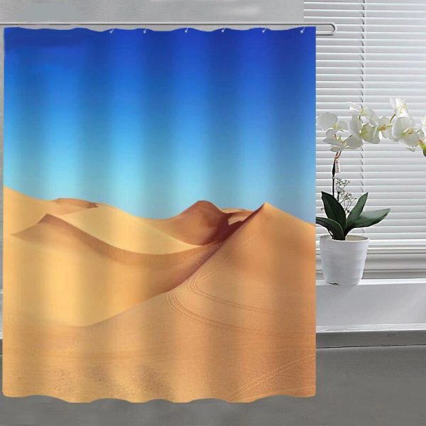 rideau de douche désert