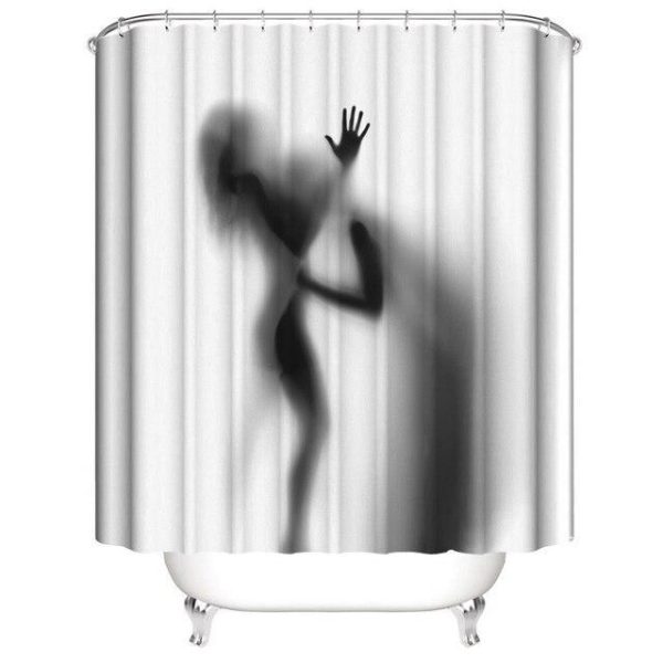 rideau de douche homme coquin