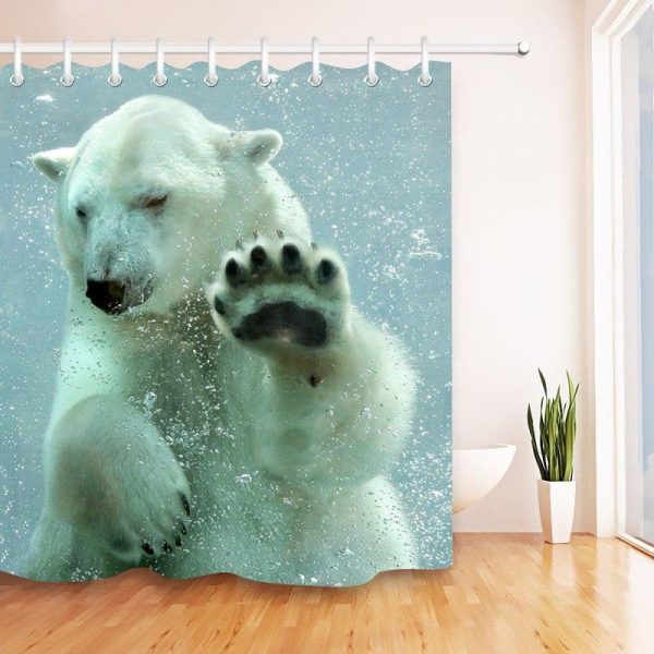 rideau de douche ours