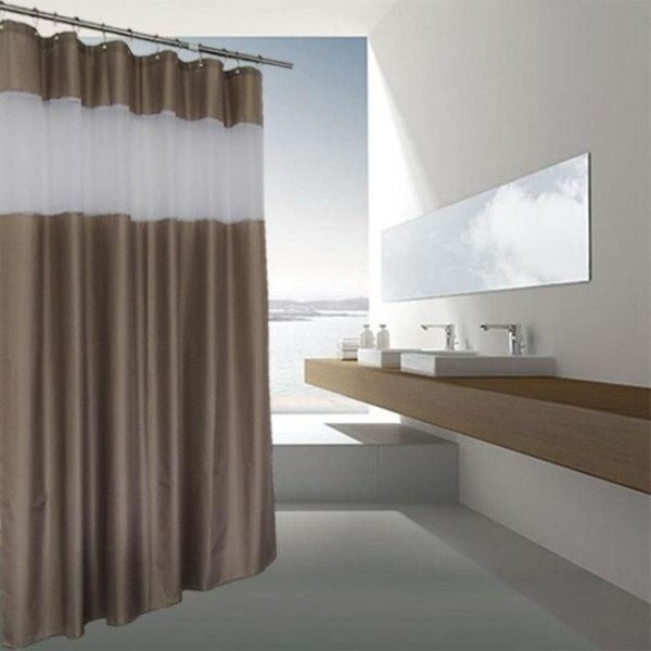 rideau de douche polyester lavable en machine