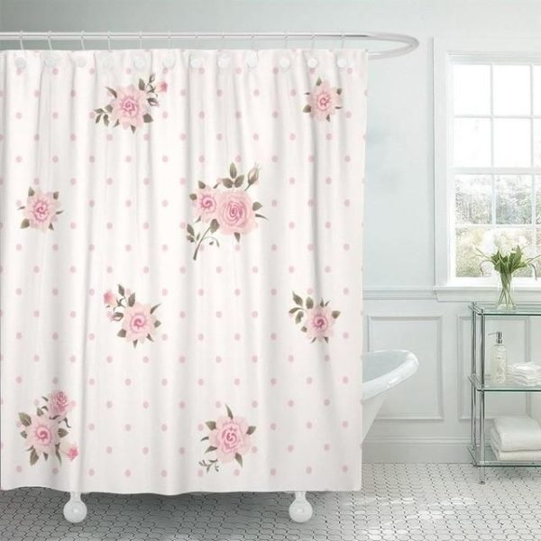 rideau de douche shabby chic