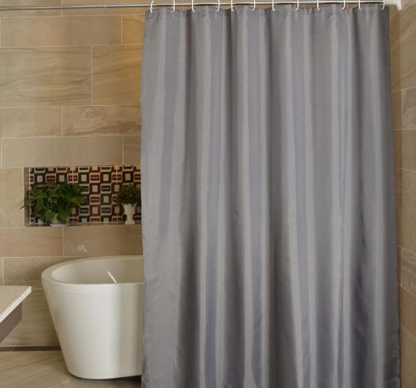 rideau de douche textile lavable