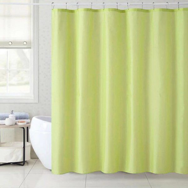 rideau de douche vert anis